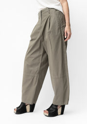 Coated Dart Detail Pants in COBALT, TOAST or BLACK