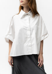 Tab Sleeve Blouse