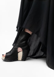 Belt Collar Maxi Dress