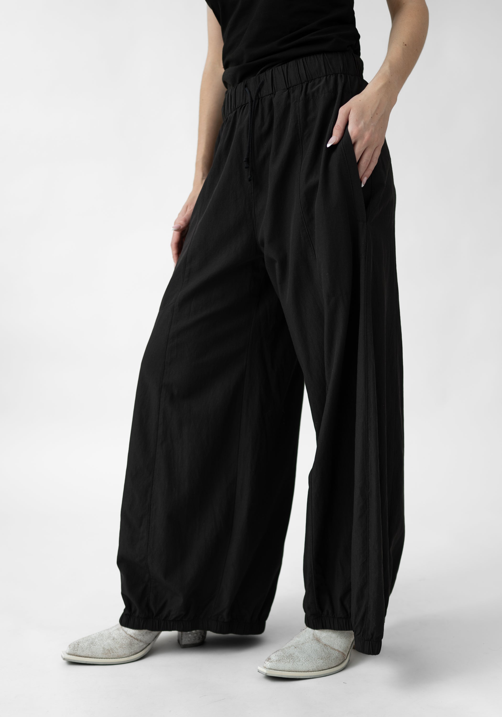 Drawstring Waist Wide Leg Pants - December Thieves