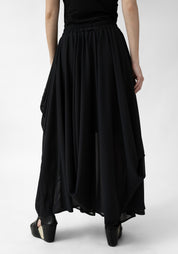 Drape Detail Layered Maxi Skirt - December Thieves