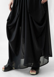 Drape Detail Layered Maxi Skirt - December Thieves