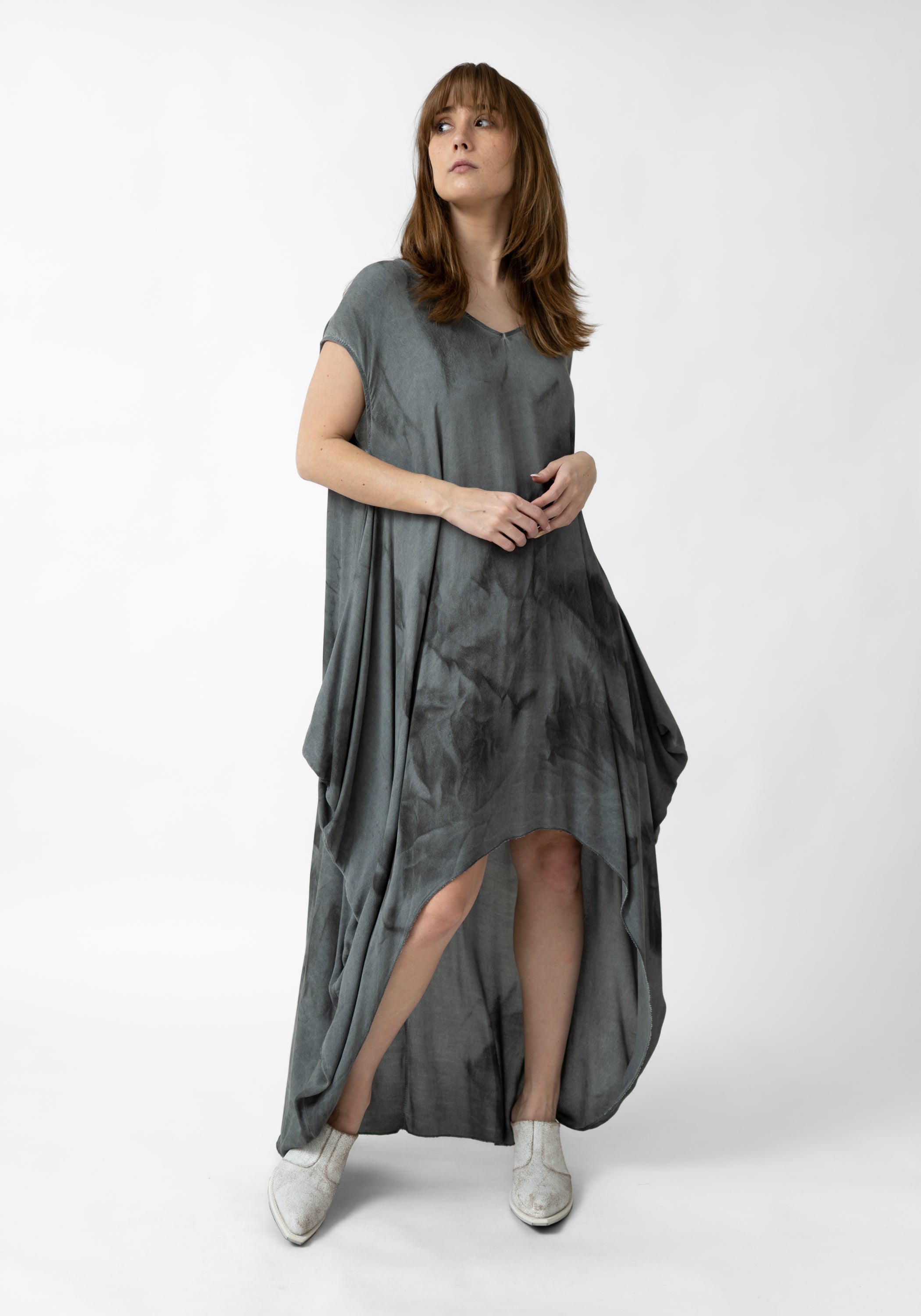 Asymmetric Sleeveless Maxi Dress - December Thieves
