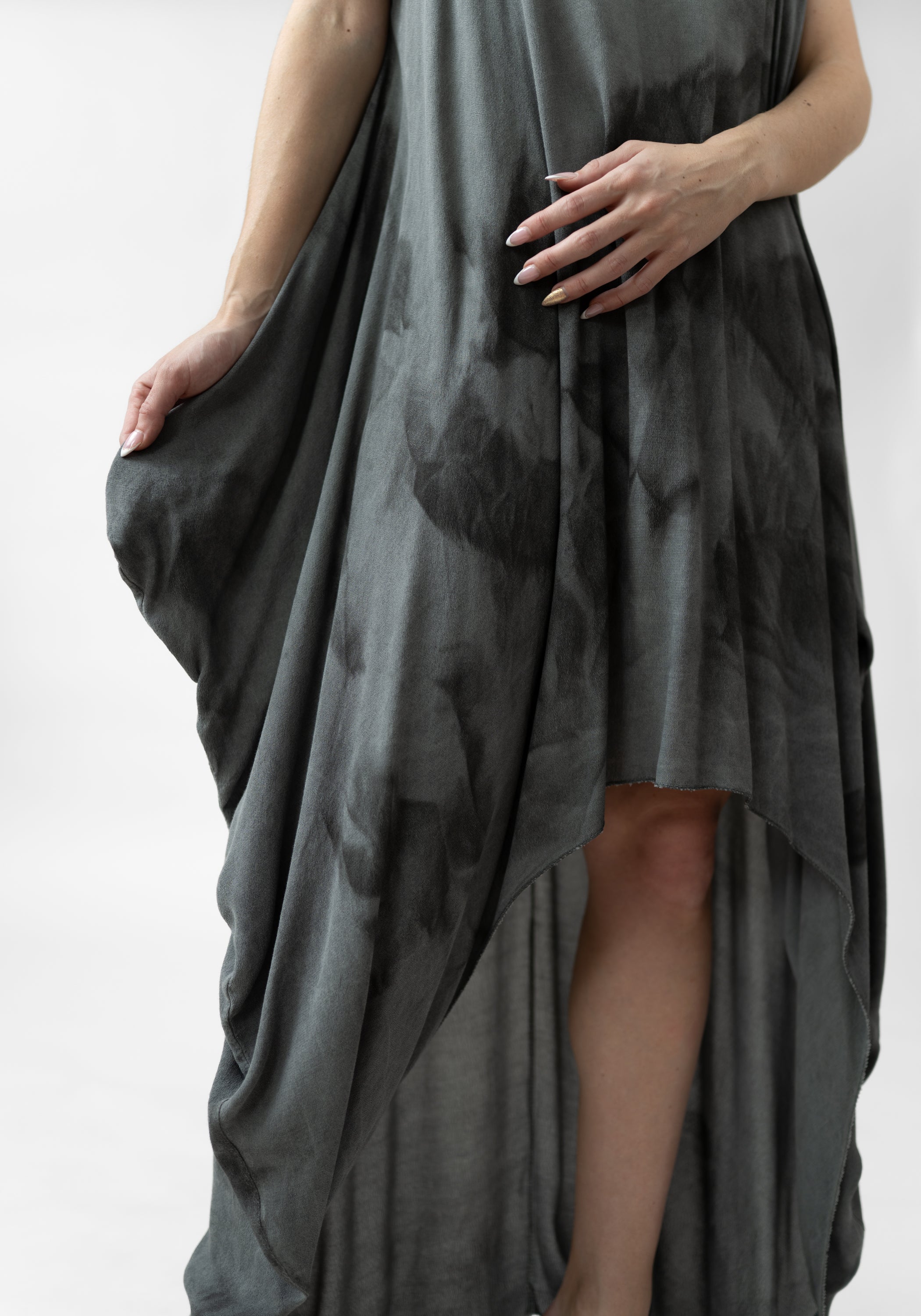 Asymmetric Sleeveless Maxi Dress - December Thieves