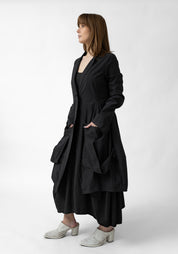 Tailored Bold Pocket Detail Coat - December Thieves