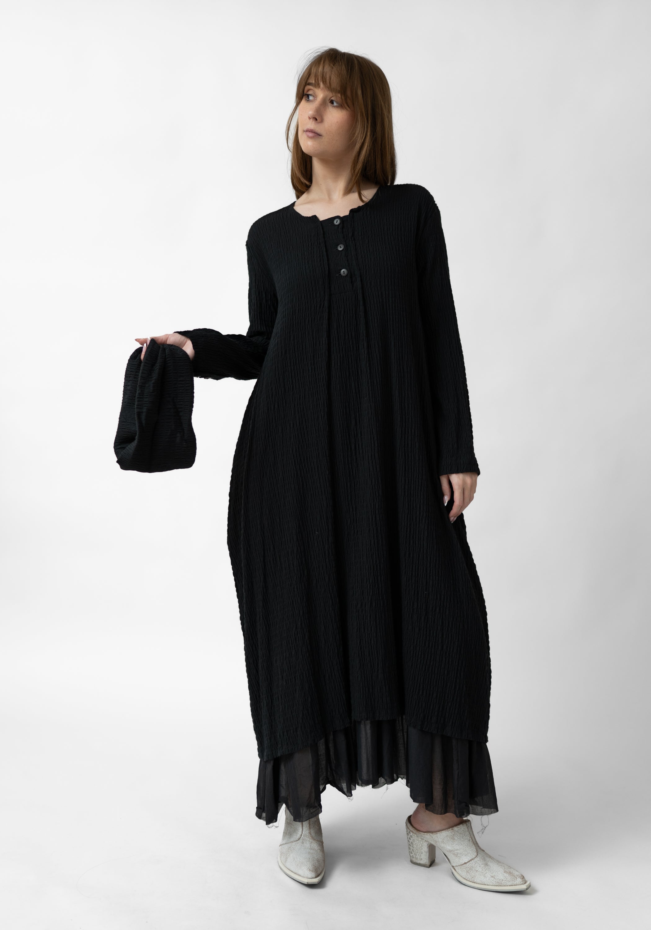 Vera Crinkle Maxi Dress With Snood - December Thieves