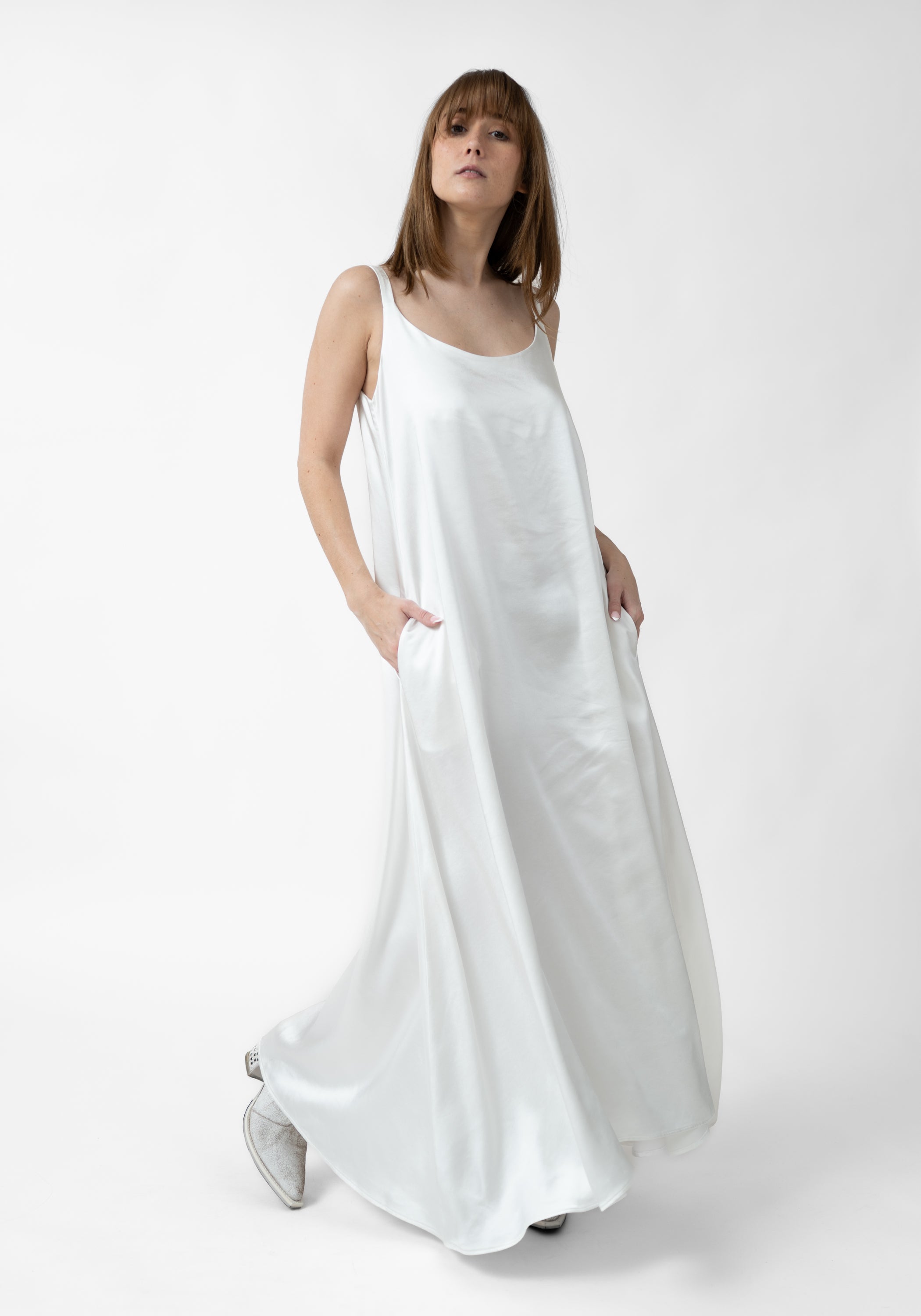 Sateen Slip Dress - December Thieves