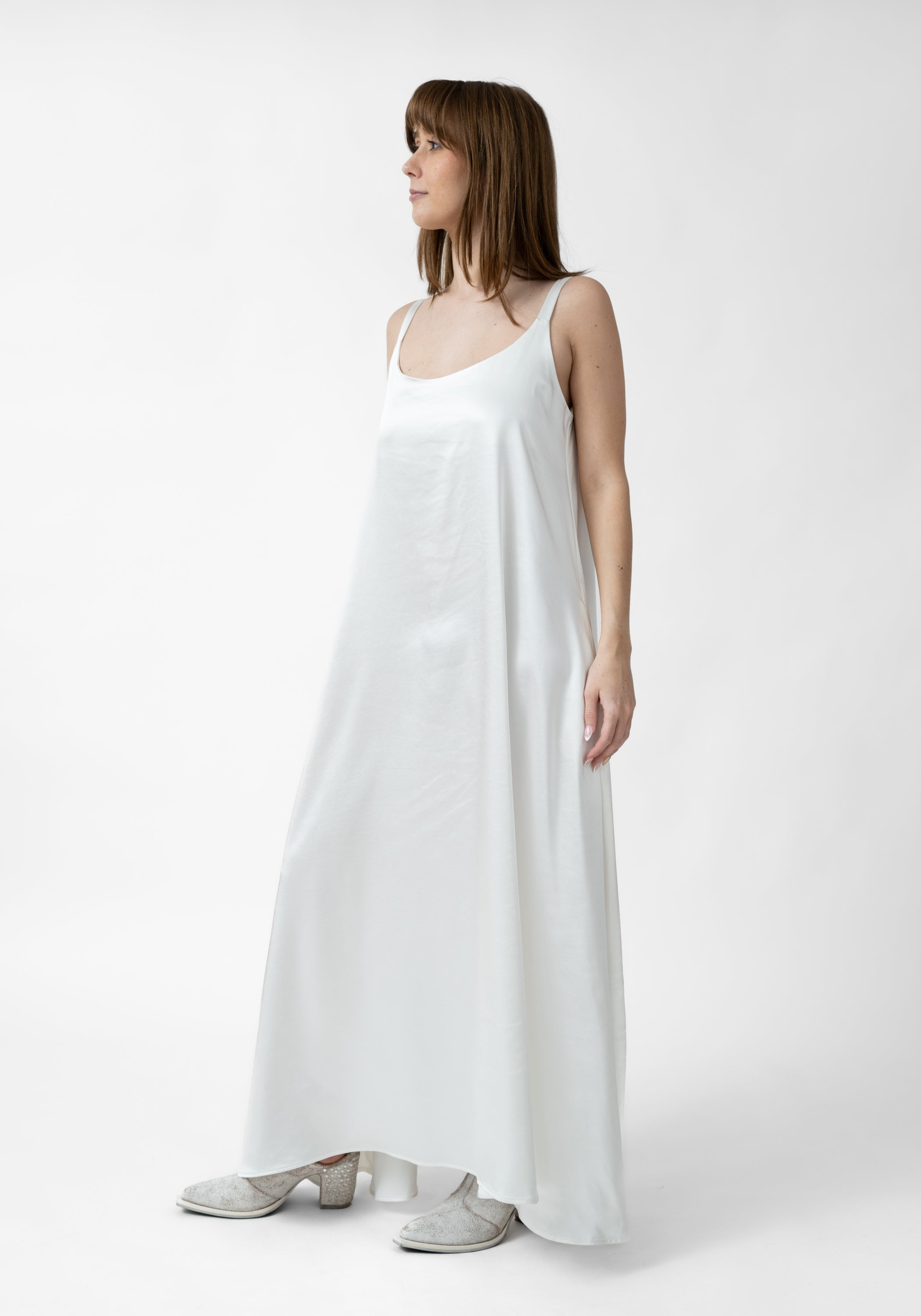 Sateen Slip Dress