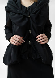 Double Layered Zip Front Mesh Jacket - December Thieves