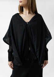 Double Layered Zip Front Mesh Jacket - December Thieves