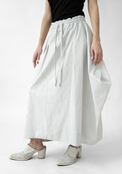 Floating Yarn Asymmetric Geometric Midi Skirt - December Thieves