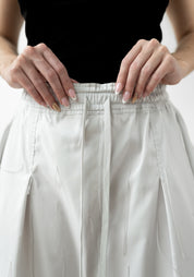 Floating Yarn Asymmetric Geometric Midi Skirt - December Thieves