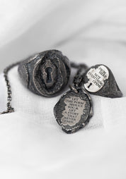 'Not Everything Opens' Sterling Signet Ring