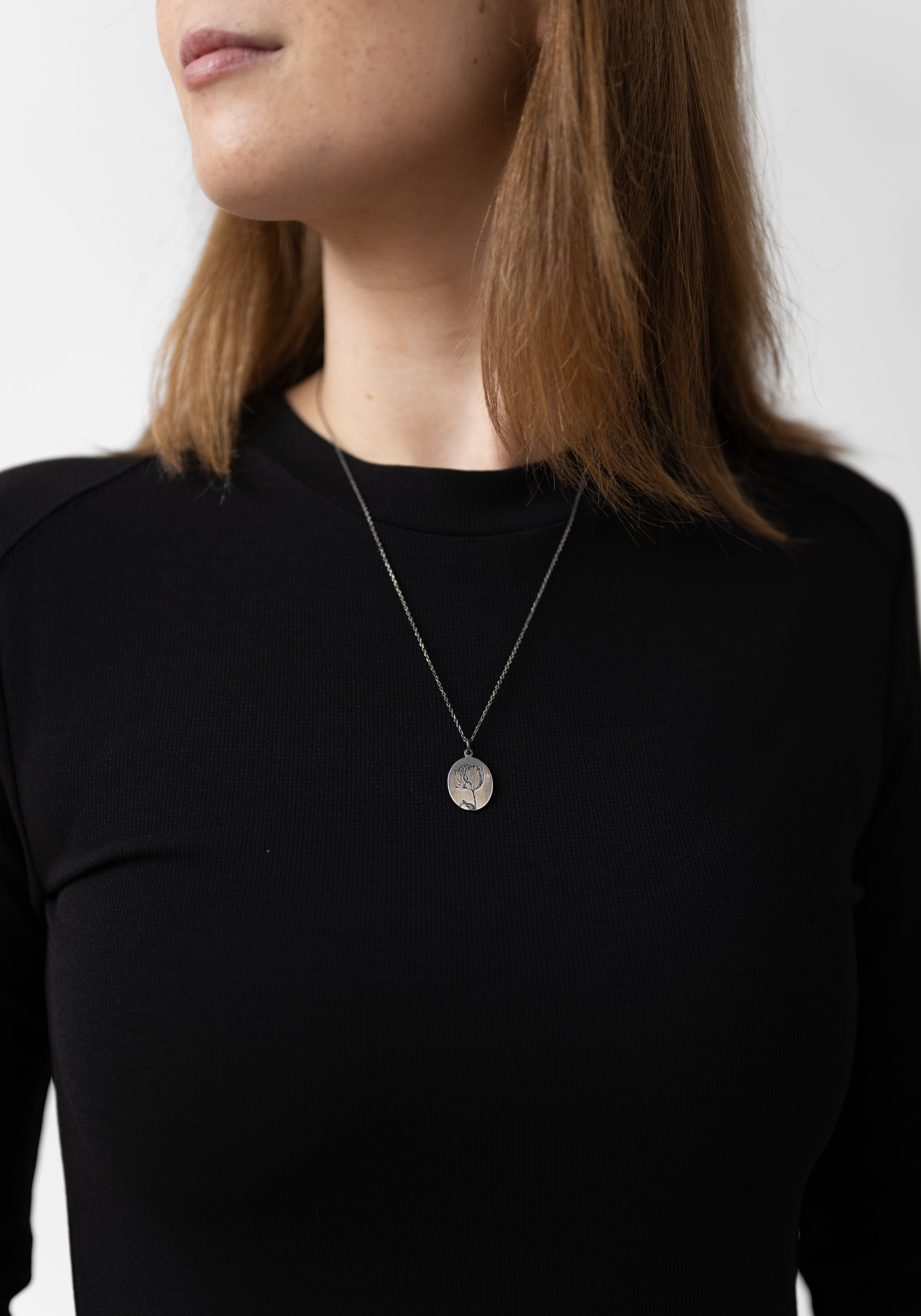 'Beautiful Eyes' Sterling Pendant Necklace