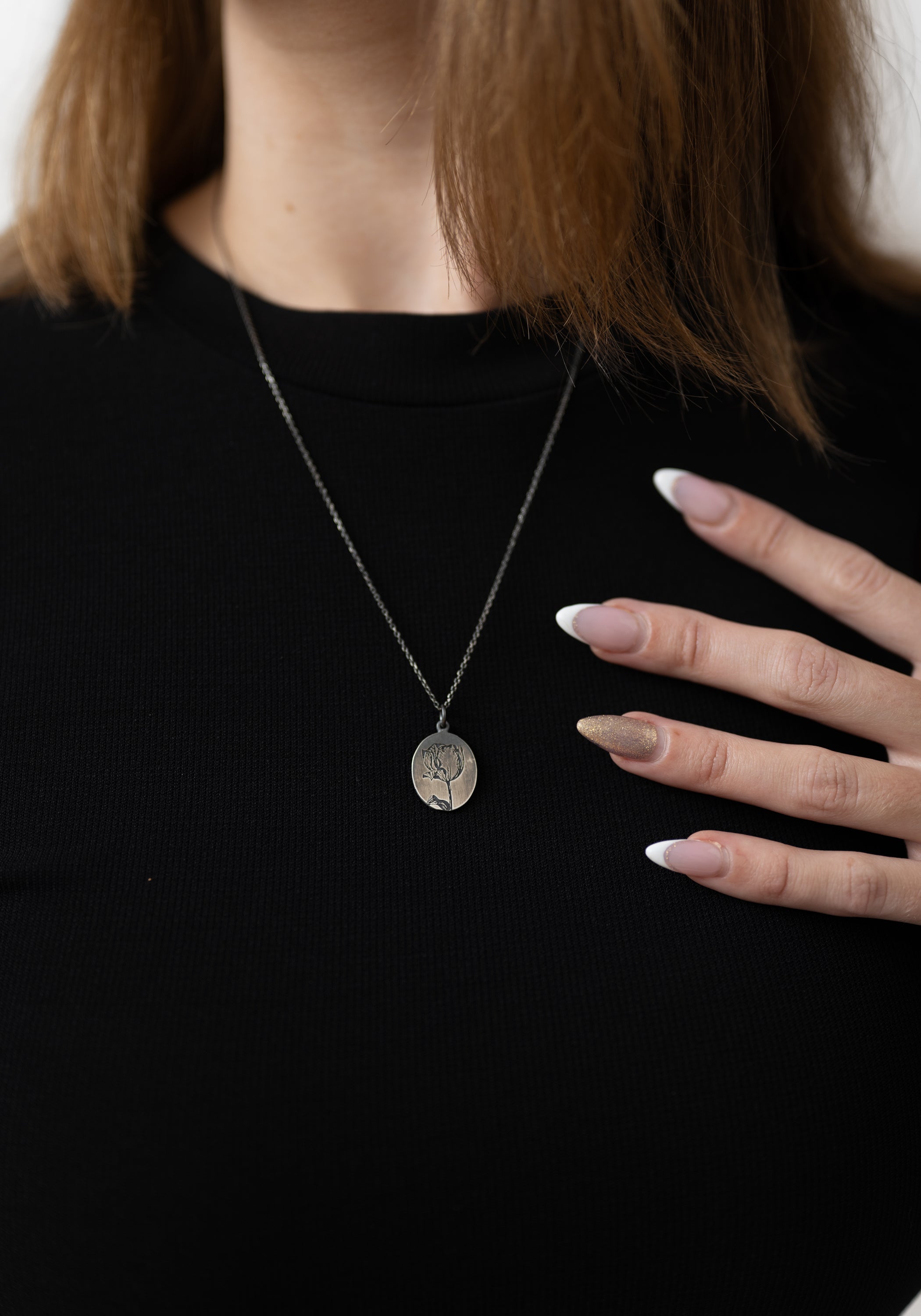'Beautiful Eyes' Sterling Pendant Necklace