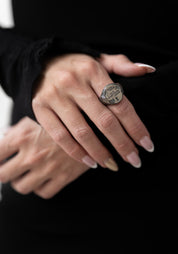 'Not Everything Opens' Sterling Signet Ring