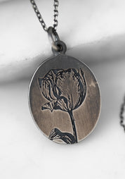 'Beautiful Eyes' Sterling Pendant Necklace