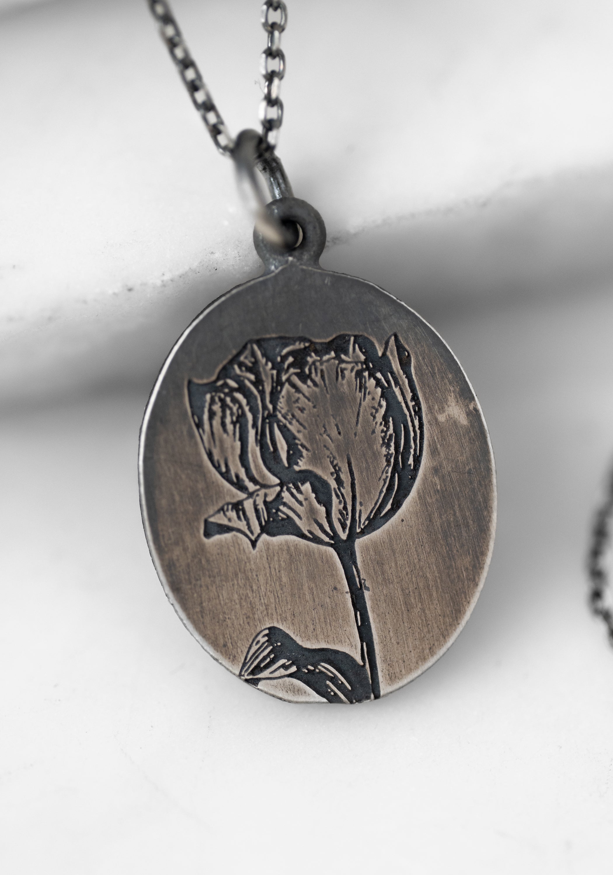 'Beautiful Eyes' Sterling Pendant Necklace