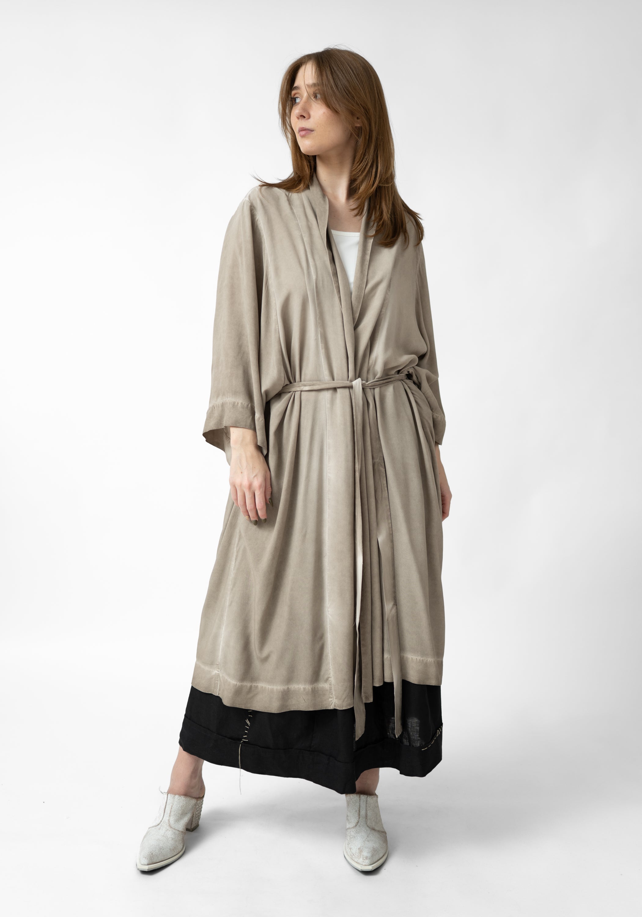 Kinno Oversized Lightweight Tie Waist Jacket - December Thieves