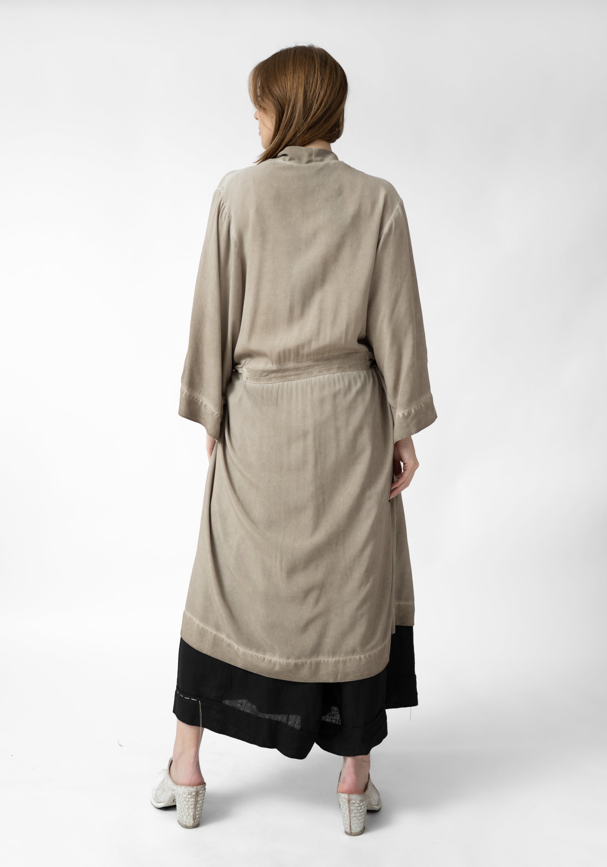 Kinno Oversized Lightweight Tie Waist Jacket - December Thieves