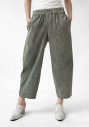 Crest Cropped Balloon Leg Pants