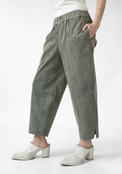 Crest Cropped Balloon Leg Pants