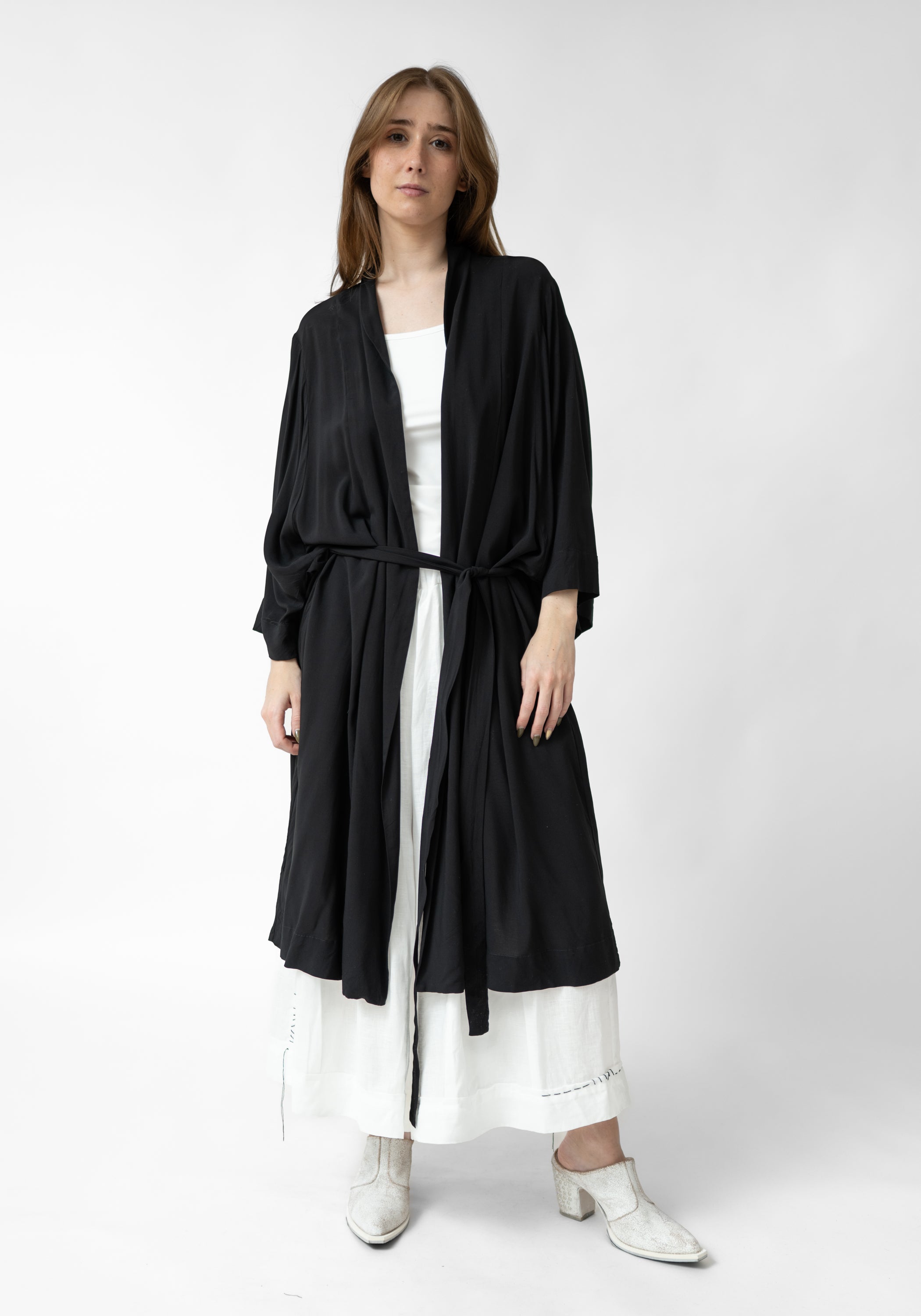 Kinno Oversized Lightweight Tie Waist Jacket - December Thieves