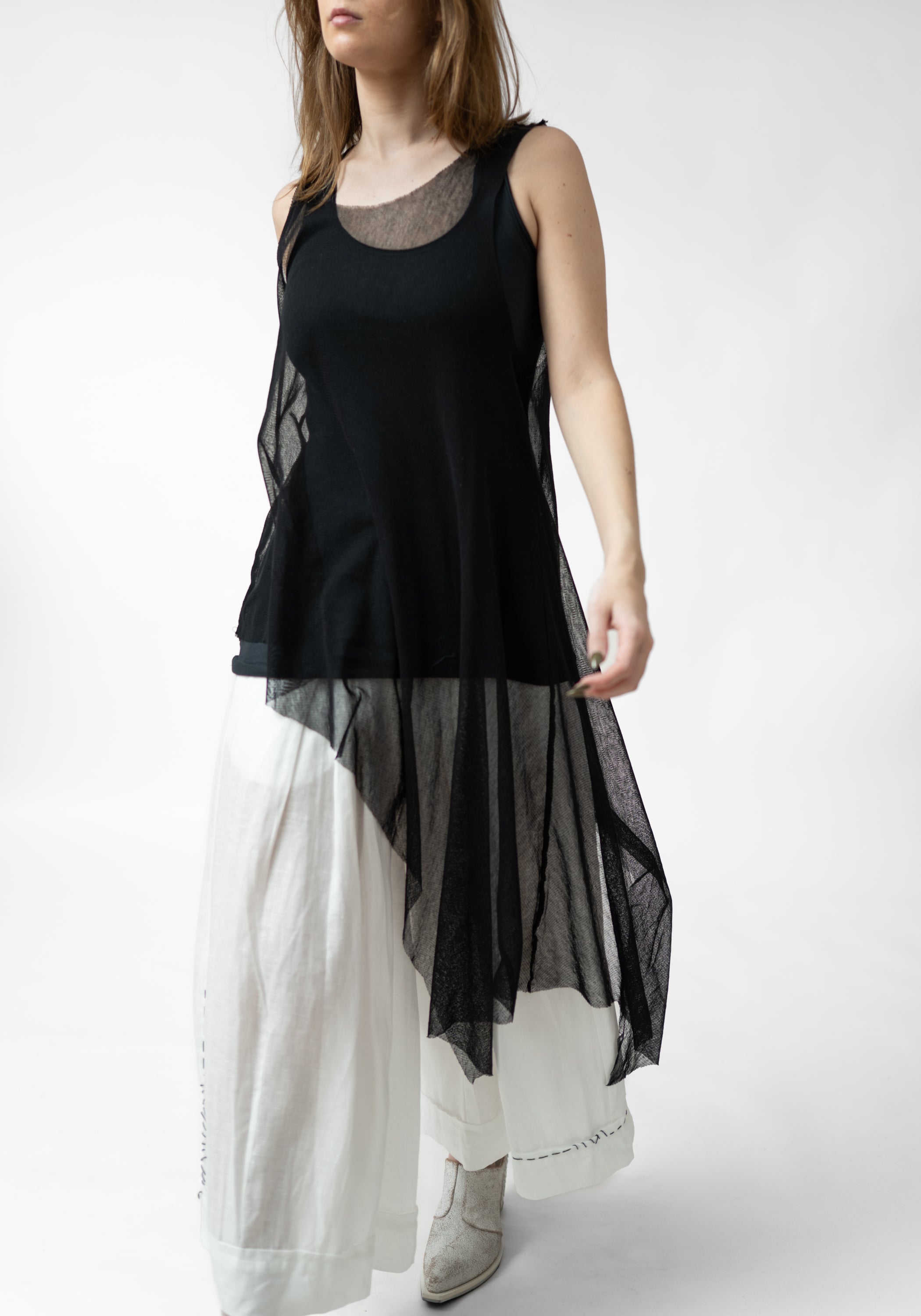 Shee Layered Mesh Tunic and Tank