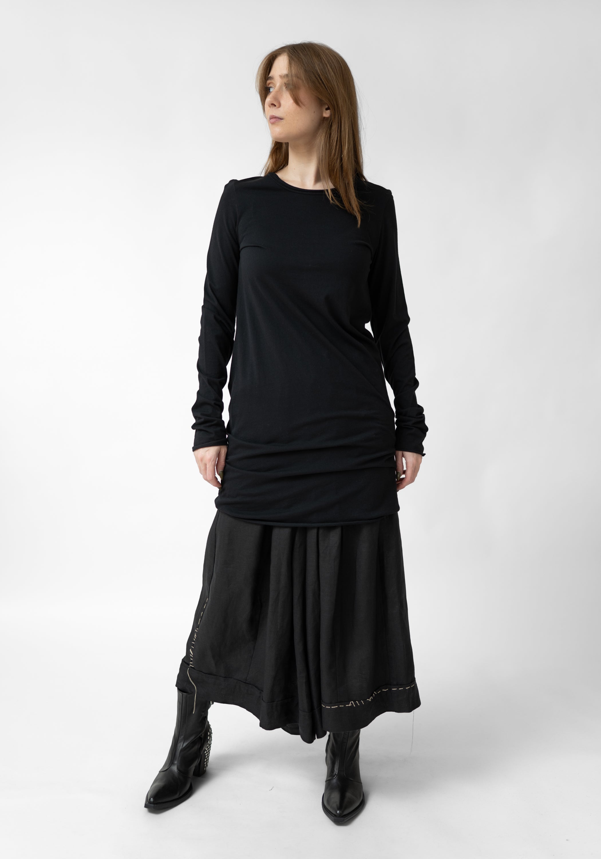 Darina Asymmetric Long Sleeve Top