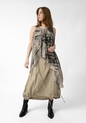 Kokina Semi-Sheer Asymmetric Sleeveless Tunic - December Thieves