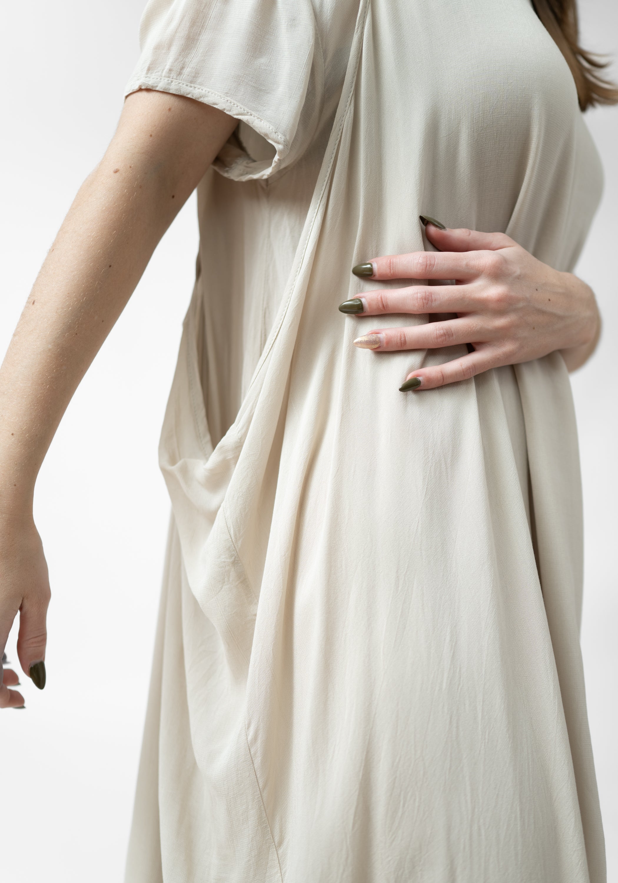 Foamina Oversized Layered T-Shirt Dress
