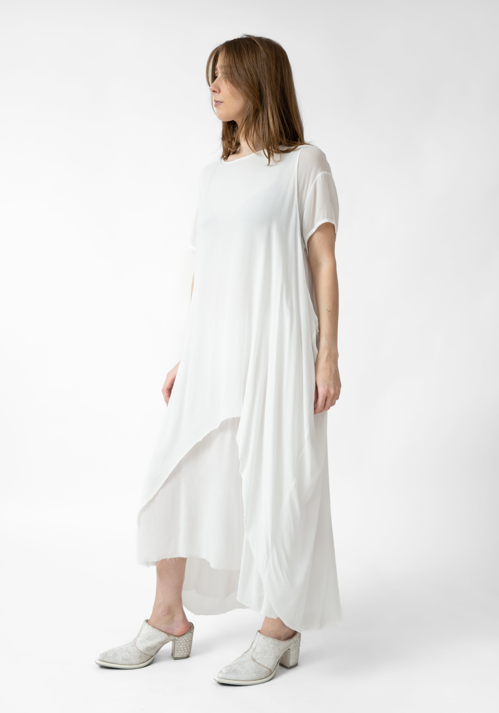 Foamina Oversized Layered T-Shirt Dress