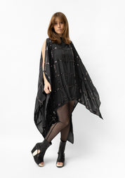 Sequin Grid Transformable Dress