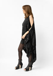 Sequin Grid Transformable Dress