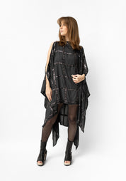 Sequin Grid Transformable Dress