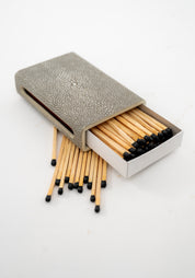 Faux Shagreen Matchbox
