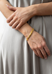 24kt Gold Plated Discs Bracelet