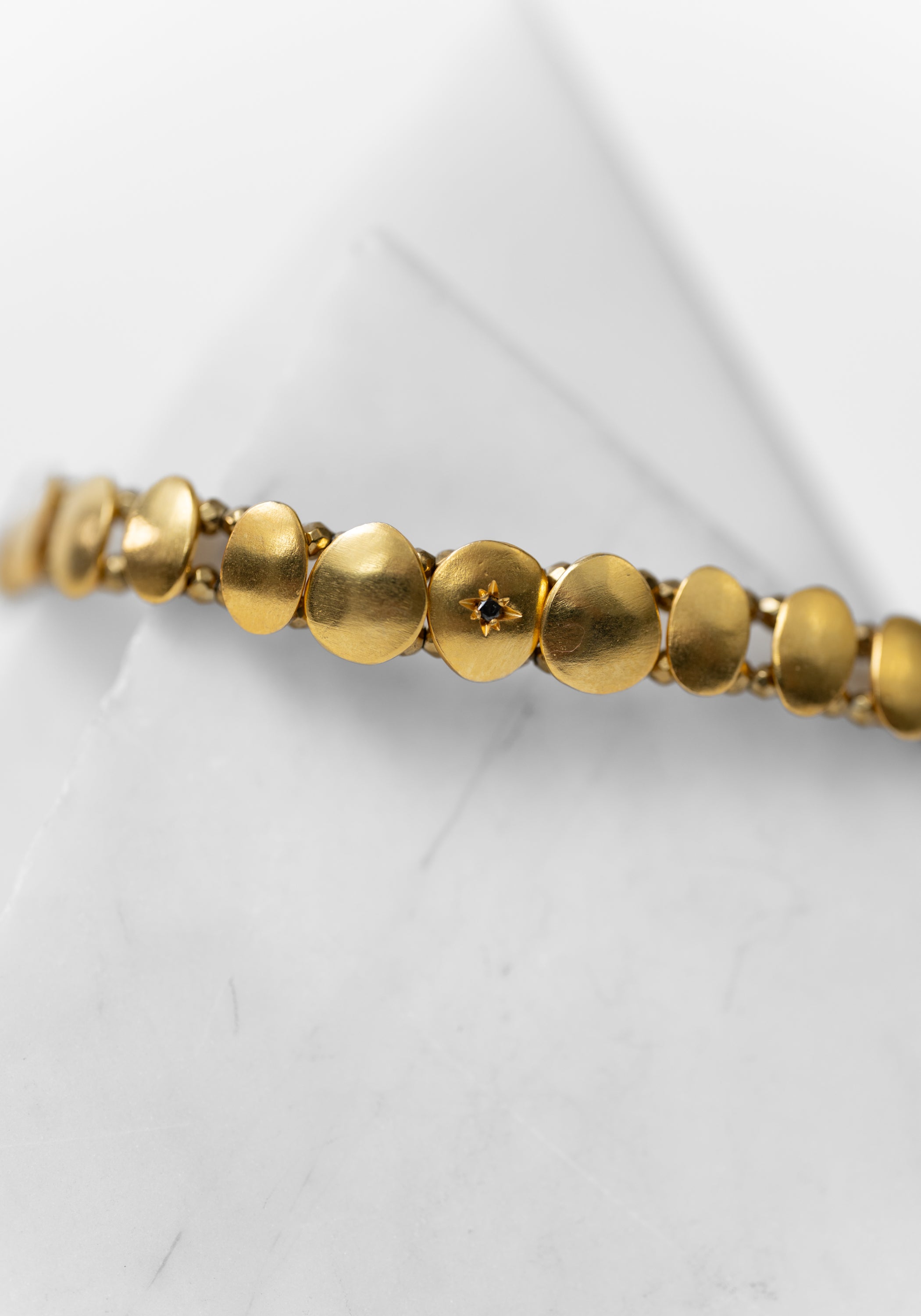 24kt Gold Plated Discs Bracelet