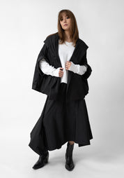 Oversized Drop Shoulder Open Front Jacket