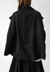 Oversized Drop Shoulder Open Front Jacket