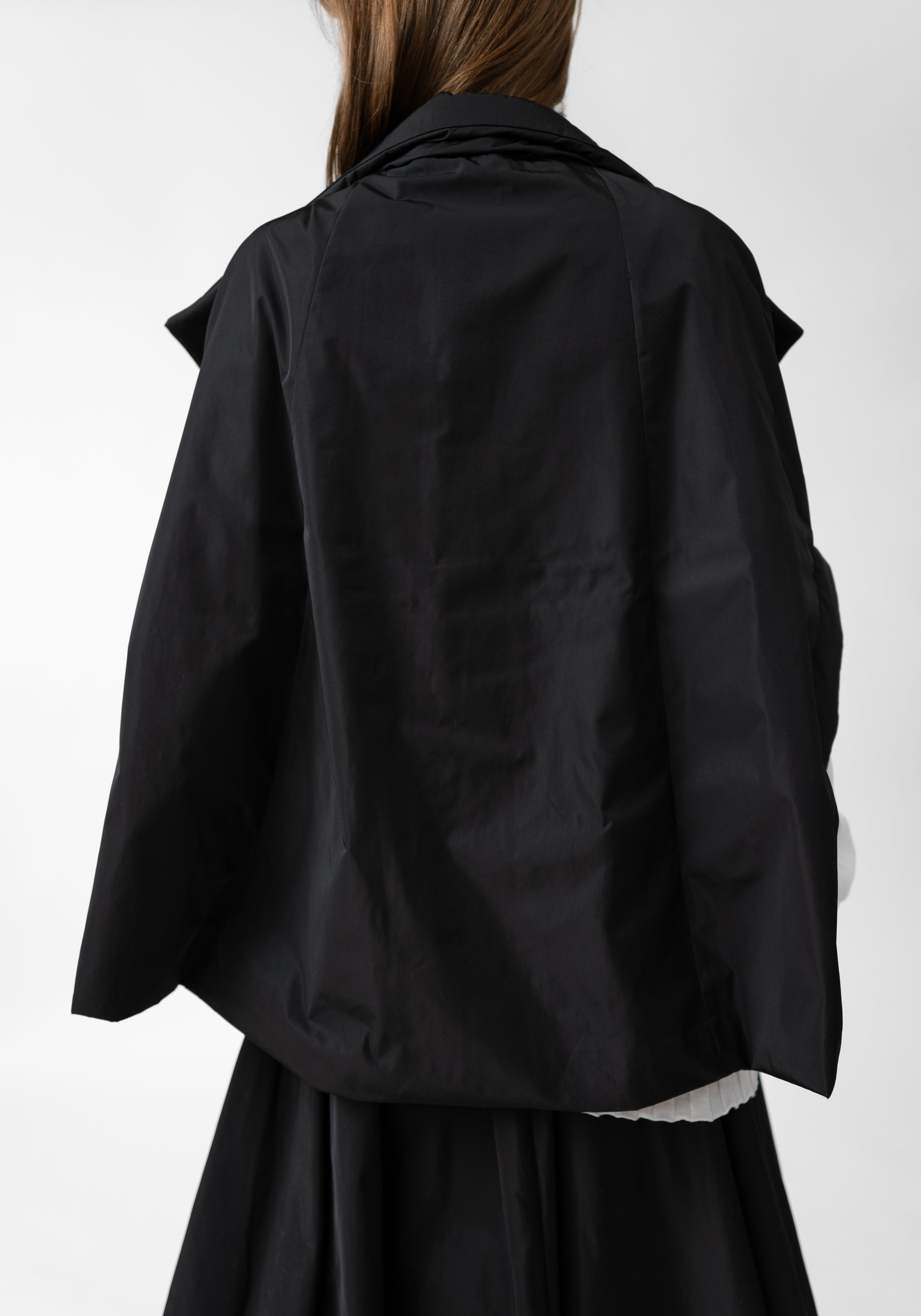Oversized Drop Shoulder Open Front Jacket