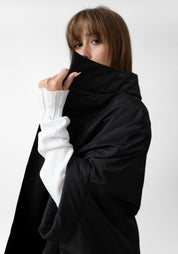Oversized Drop Shoulder Open Front Jacket