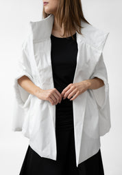 Oversized Drop Shoulder Open Front Jacket