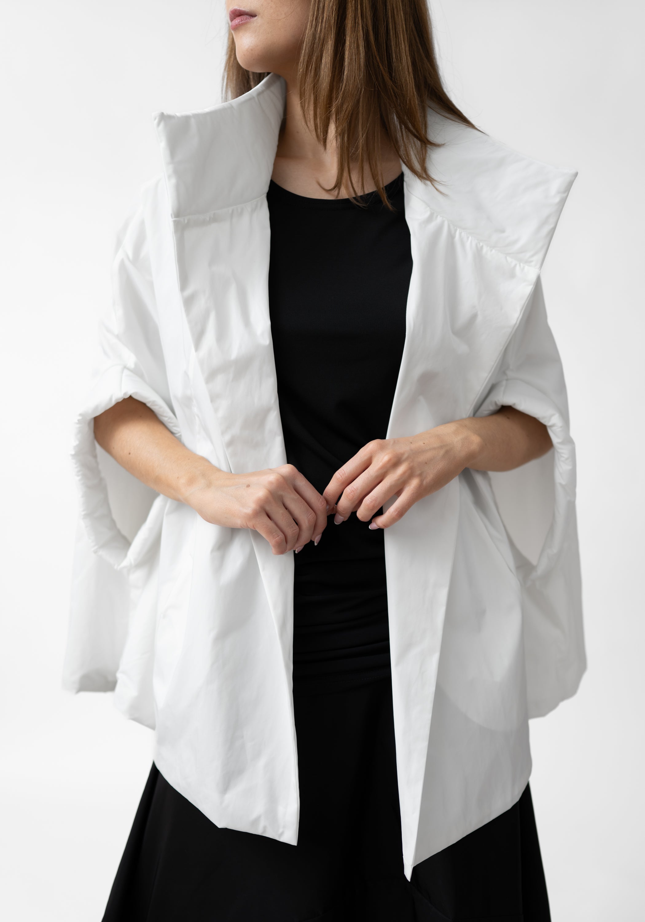 Oversized Drop Shoulder Open Front Jacket - December Thieves