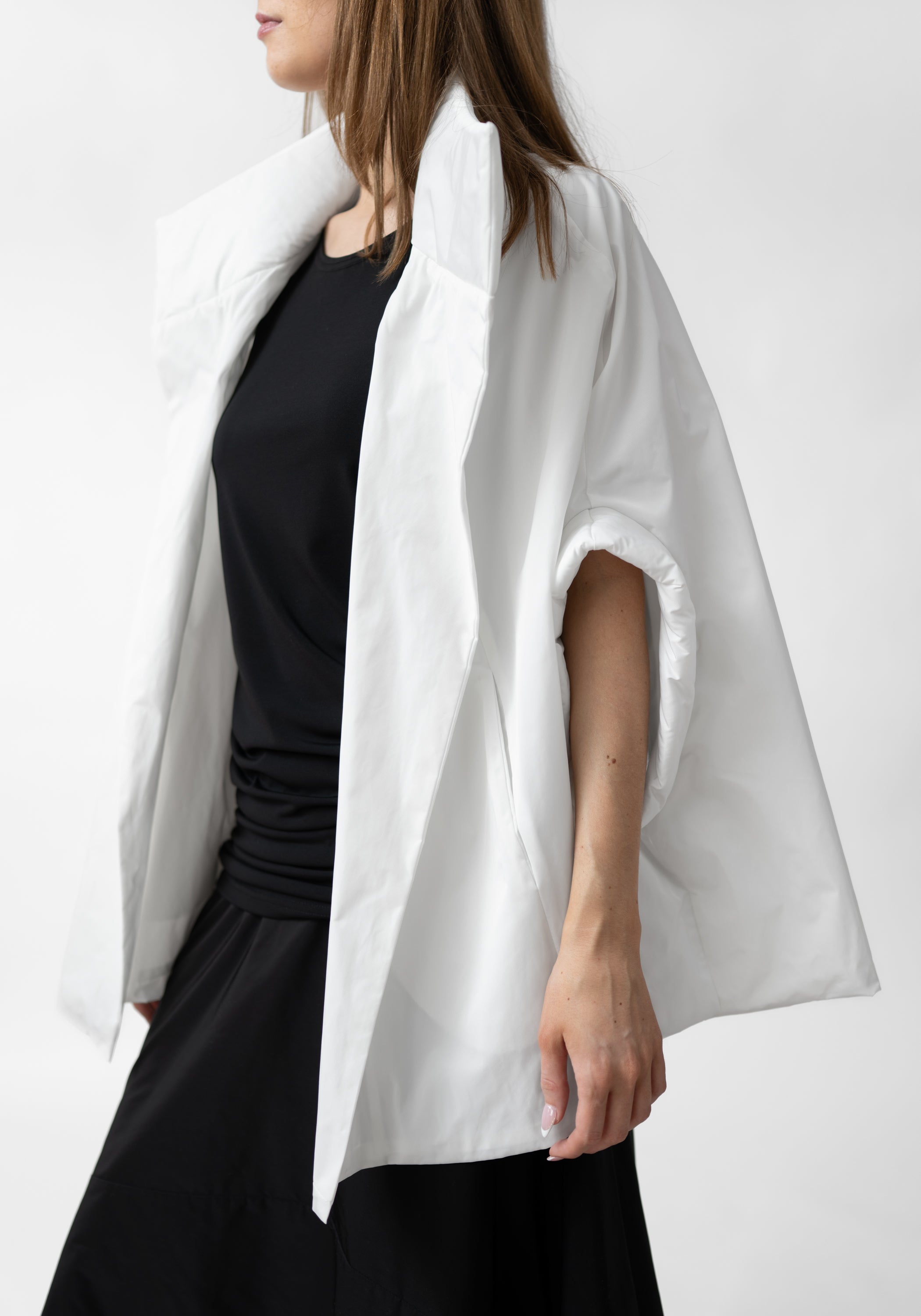 Oversized Drop Shoulder Open Front Jacket