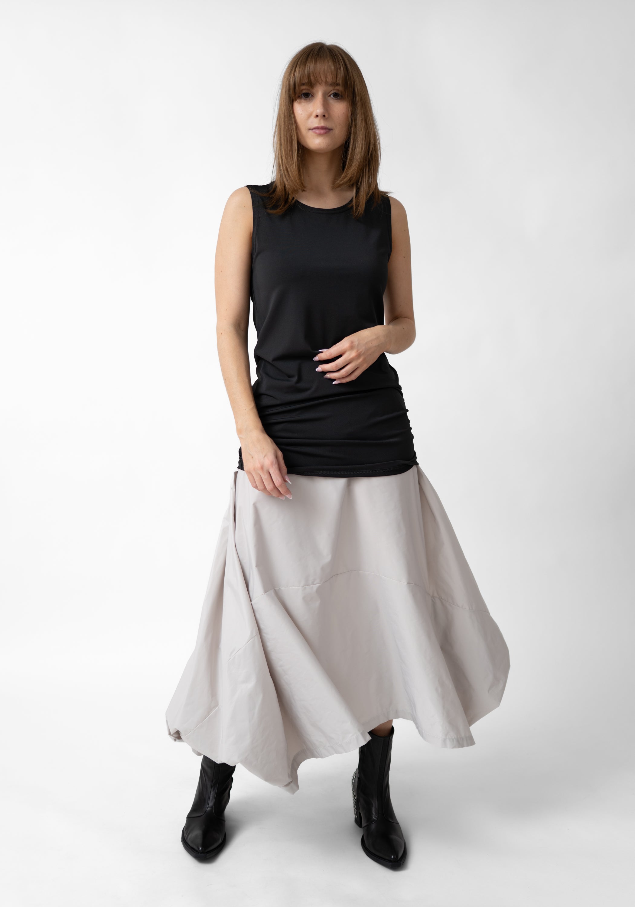 Ruche Side Jersey Tank