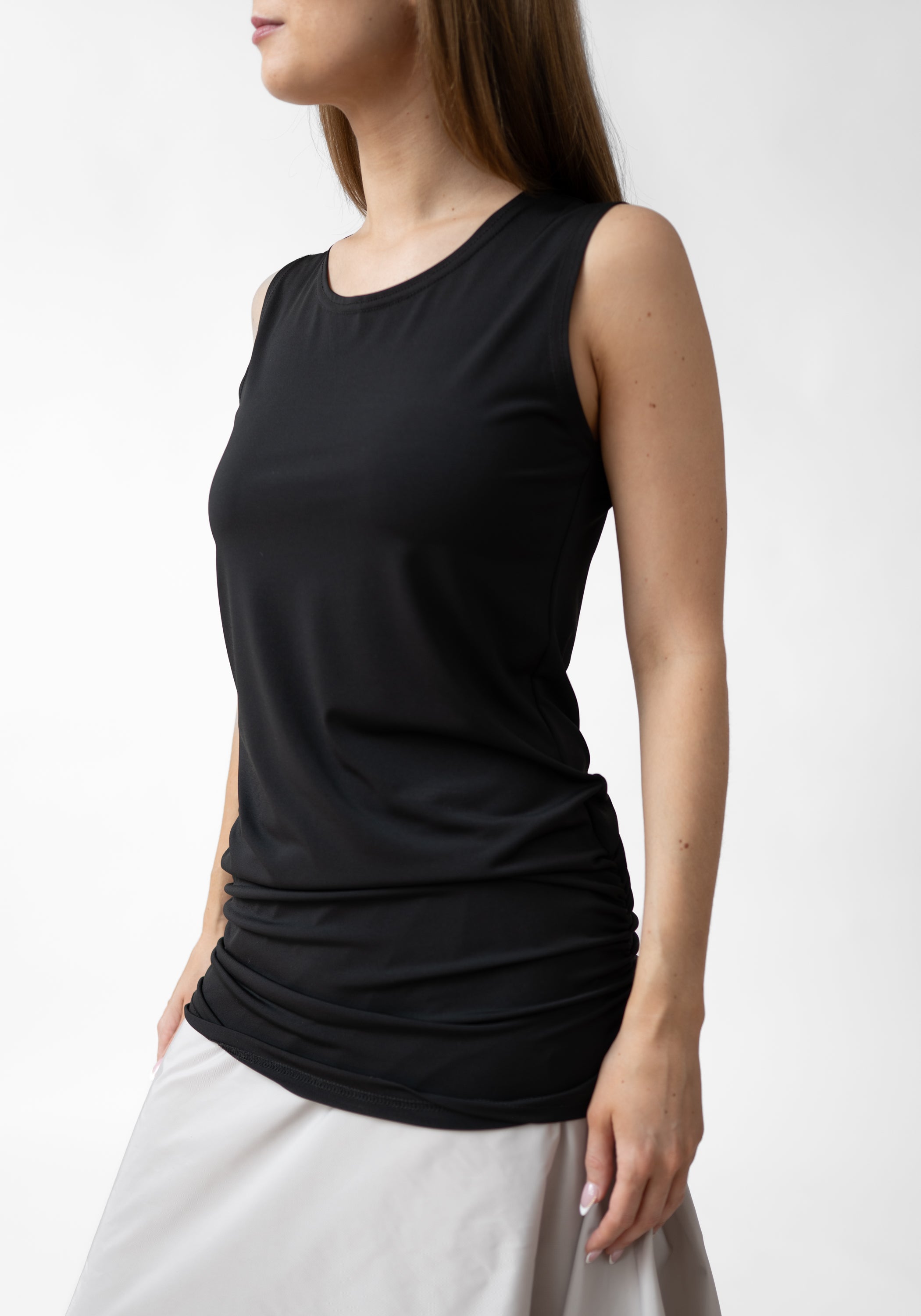 Ruche Side Jersey Tank