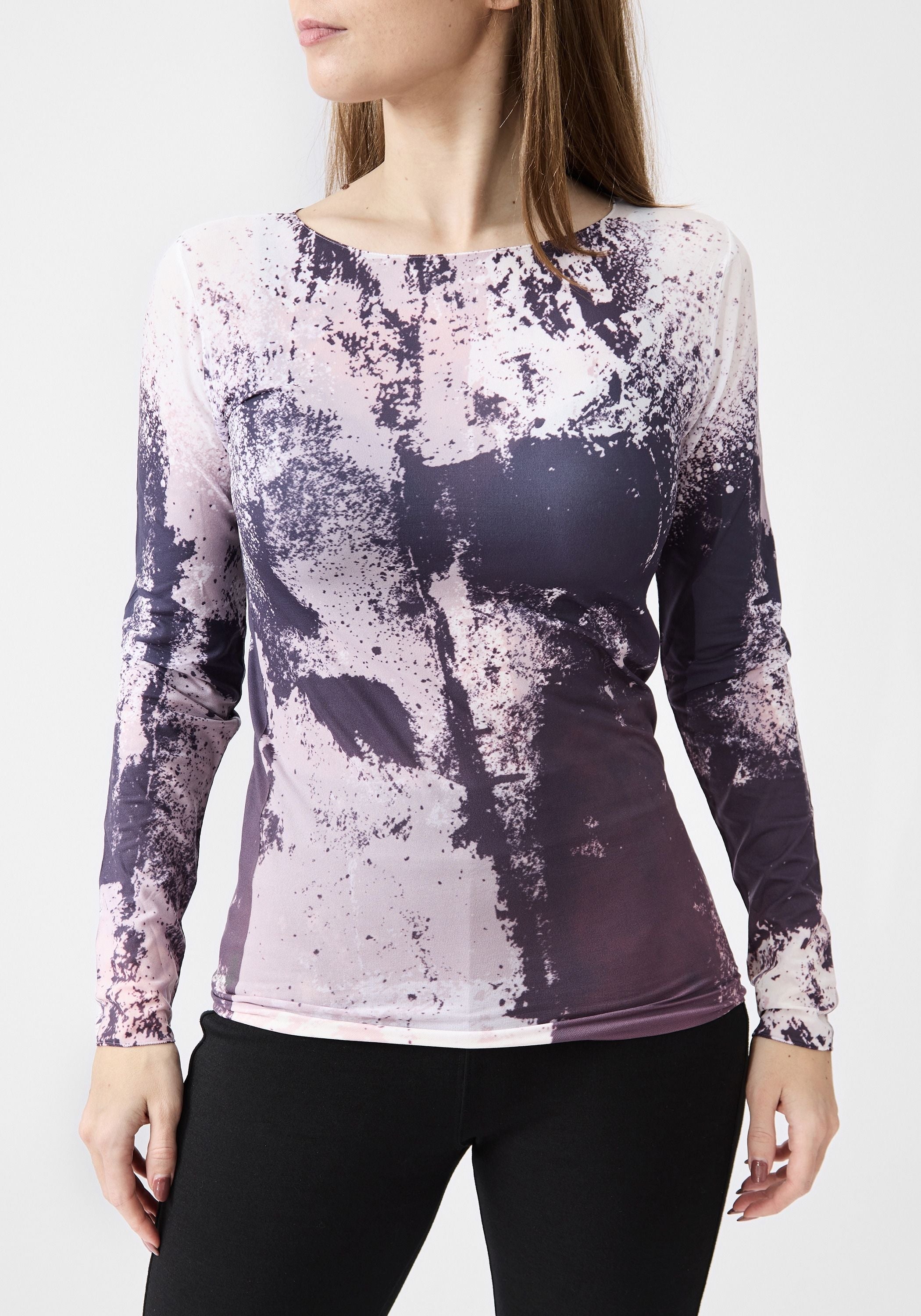Stormy Raw Edge Second Skin Top - December Thieves
