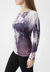 Stormy Raw Edge Second Skin Top - December Thieves