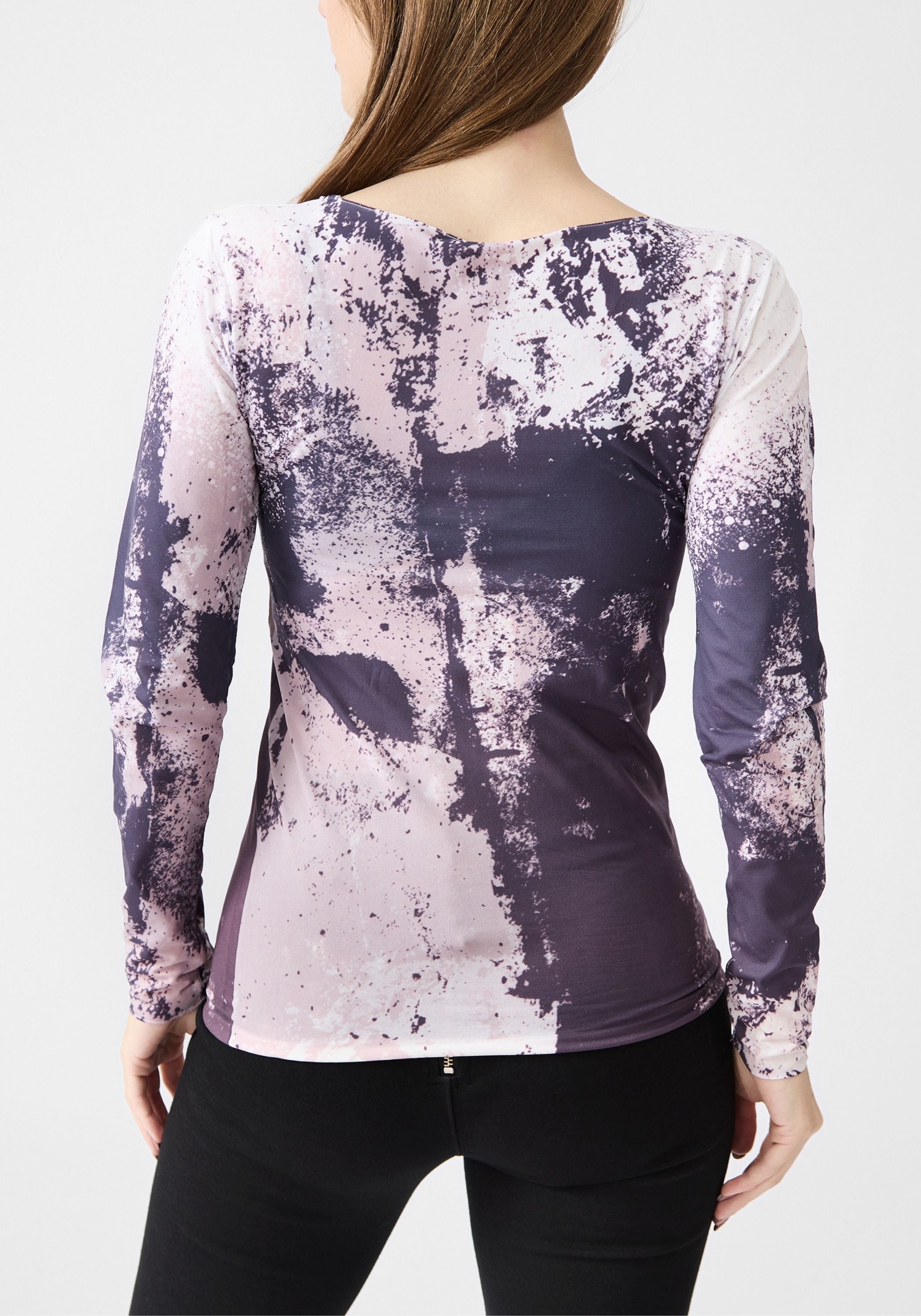 Stormy Raw Edge Second Skin Top - December Thieves